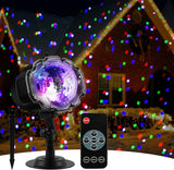 Ambient Snow Spot Light Lamp – Indoor Home Decor for Winter Aesthetic
