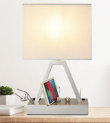 Briever Touch Control Desk Lamp – Eye-Caring Task Lamp for Home Office with USB C Charging and 3-Way Dimmable LED, Cream Shade