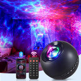 Galaxy Projector for Bedroom – Calming Night Light with 15 White Noise Tracks for Sleep, Meditation and Relaxation