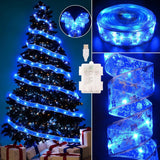 Otomix 66ft Ribbon Garland Lights – Cool LED Child Safe Christmas Garland for Nursery and Kids Bedroom