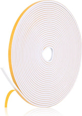 Fowong Weather Stripping Seal – Family-Safe Draft and Noise Barrier for Nurseries and Kids' Rooms, 16ft Foam Tape