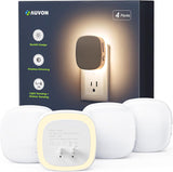 AUVON Backlit LED Night Light – Compact Apple Style Plug in Light for Modern Hallways and Entryways