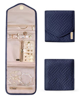 BAGSMART Mini Jewelry Roll – Outdoor Patio and Garden Party Companion, Water-Resistant Travel Case for Rings and Earrings
