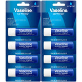 Vaseline Lip Therapy Original 8-Pack – Portable Lip Balm for Camping Trips, Wind-Resistant Outdoor Moisturizer
