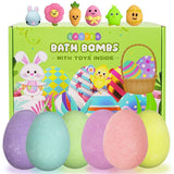 Jofan Easter Bath Bombs with Hidden Squishy – Calming Bedtime Bath Ritual for Kids and Parents