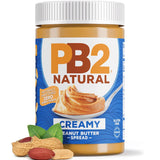 PB2 Natural Creamy Peanut Butter – Mindful Pantry Staple for Sugar-Conscious Wellness Routines, Smoothie and Oatmeal Booster