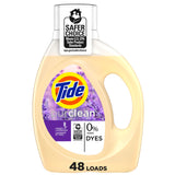 Tide Purclean Liquid Laundry Detergent – Self-Care Laundry Refresh for Bedrooms and Linens, Dye-Free, 63 fl oz