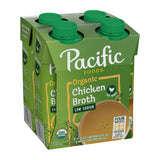 Pacific Foods Low Sodium Chicken Broth – Thoughtful Pantry Gift for Health-Conscious Friends and Family, 8 oz (4 Pack)