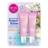 eos 24H Moisture Super Balm – Affordable Holiday Gift for Mom, Clean Beauty Lip Treatment Set with Raspberry Kiwi and Strawberry