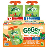 GoGo squeeZ Applesauce Variety Pack – Worry Free Toddler Snack with BPA Free Pouches, Non GMO and Kosher