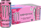 Monster Energy Ultra Ruby Red Grapefruit Zero Sugar Energy Drink Bulk 15-Pack – Guilt-Free Energy for Active Lifestyles and Outdoor Fitness