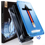 MAGIC JOHN 9H Privacy Screen Protector for iPhone 15 Pro – Drop-Resistant Tempered Glass for Daily Carry