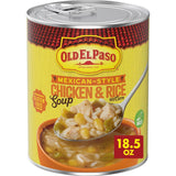 Old El Paso Chicken Tortilla Soup for Calorie-Conscious Lunches, Ready-to-Serve 18.5 oz Can