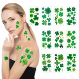 Hamuitci St Patricks Day Temporary Tattoos for Kids – Non-Toxic Shamrock Face Stickers for Classroom Parties & Playdates