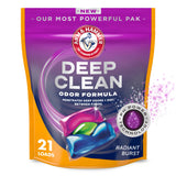 ARM & HAMMER Radiant Burst Power Paks Detergent for Shared Laundry Rooms, No-Measure Single-Dose for Fast Loads