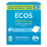 ECOS Compact Laundry Sheets – Space Saving Detergent for Studio Apartment and Small Home Laundry
