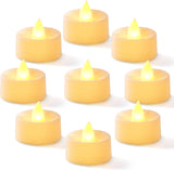 Homemory 24-Pack Flameless LED Tea Lights – Child-Safe Votive Candles for Nursery, Playroom and Bedtime Routine Peace of Mind