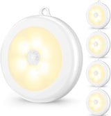 Mlambert 4 Pack Motion Sensor Night Light for Kids Room and Nursery, Battery Powered Hallway Guide Light