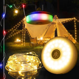 DGE Birthday Gift String Lights – Retractable 32.8ft LED Strip with USB-C Charging and 8 Lighting Modes