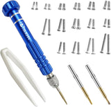 PTSLKHN Pocket Screwdriver Kit with 5 Magnetic Bits – Thoughtful Housewarming Present for New Homeowners and DIY Beginners