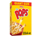 Kellogg's Corn Pops Cereal – Nostalgic Snack-Gift Box for the Kid-at-Heart, Giant 22.6 oz