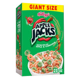 Kellogg's Apple Jacks Cereal – Nostalgic American Snack Care Package for Family Abroad, 23oz Box