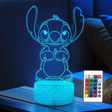 16 Color 3D Night Light for Kids Room – Cool-to-Touch LED Lamp with Touch and Remote for Boys and Girls Ages 3 to 10