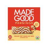 MadeGood Mornings Soft-Baked Oat Bars – Bulk Allergen-Free Bar for Intentional Family Meal Planning, 30 Bars