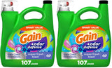Gain Odor Defense Super Fresh Blast 2 in 1 Laundry Detergent 194 fl oz 134 Loads, Scent Therapy Laundry Soap for Meditation Spaces and Yoga Rooms