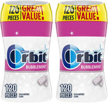 Orbit Bubblemint Sugar-Free Chewing Gum – Desk Drawer Essential for Office Professionals, 120-Count Bottle for Long Workdays