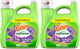 Gain Moonlight Breeze Fabric Softener 140 fl oz 190 Loads – Calming Scent Laundry Softener for Bedtime Sheets and Wind-Down Routine