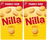 NILLA Wafers Cookies, Vanilla Wafers Lunchbox Snack for Children, Crispy Vanilla Wafers for Kid-Friendly Dessert Cups