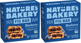 Nature's Bakery Blueberry Fig Bars - Office Desk Snack for Afternoon Focus, Individually Wrapped