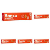 Banza Protein Spaghetti Pack of 5 - School Lunch Pasta for Picky Eaters and Celiac-Safe Households