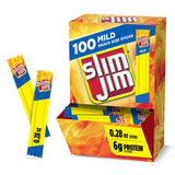 Slim Jim Smoked Meat Sticks, Original Flavor – Birthday Snack Care Package for Husband, Dad, or College Student, 200 Count Bulk