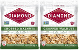 Diamond of California Chopped Walnuts - Family Snack Mix Add-In for School Lunches, 2.25 oz Pouch