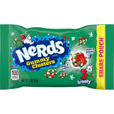 Nerds Frosty Gummy Clusters Share Pouch – Festive Holiday Dessert Topping for Christmas Baked Goods, 3 oz Candy