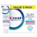 Crest Pro-Health Gum Detoxify Plus Toothpaste – Self-Care Gum Recovery, Triple Pack