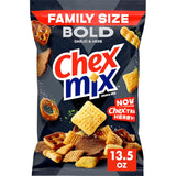Chex Mix Bold Garlic and Herb Snack Mix – Family Snack for Kids' Lunchbox and After-School Munching, 13.5 oz Bag