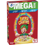 Lucky Charms Gluten Free Kids Cereal with Marshmallows – Lunchbox Snack and Breakfast Favorite, Limited Edition Jumbo Rainbow Marshmallows, 26.1 oz
