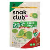 Snak Club Tajin Apple Rings Gummy Candy – After-School Snack for Kids, Mild Chili-Lime Gummies in Resealable Pouch, 11 oz