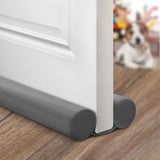 Holikme Adjustable Door Draft Stopper – Dark Grey Weather Stripping That Blends with Modern Interior Design