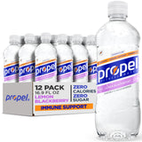 Propel Zero Sugar Electrolyte Water – Sustained Focus Hydration for Busy Professionals and Commute Routines, 16.9 oz 24 Pack