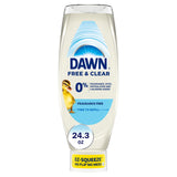 Dawn Free & Clear EZ-Squeeze Dish Soap for Family Kitchens, Dye-Free Dishwashing Liquid Safe Around Babies and Toddlers