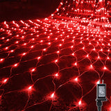 WATERGLIDE Outdoor Christmas Net Lights 12ft x 5ft 360 LED 8-Mode Mesh Holiday Gift for Home Decorators and DIY Enthusiasts