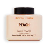 Revolution Loose Baking Powder – Clutter-Free Makeup Setting Powder for Capsule Vanity, Oil-Absorbing, Banana, 1.12 oz