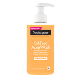 Neutrogena Oil-Free Acne Face Wash 2% Salicylic Acid – Fragrance Free Single-Bottle Cleanser for an Uncluttered Bathroom Counter
