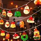 LOLStar Christmas String Lights – Flameless and Cool to Touch Battery Lights for Bedroom, 9.8FT Safe Around Kids and Pets
