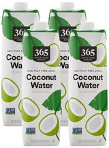 365 by Whole Foods Market, Organic Coconut Water, Family-Friendly Lunchbox Hydration for School Days, 33.8 Fl Oz