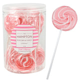 Hampton Popcorn & Candy Company Swirl Lollipops 24 Pack – Individually Wrapped Birthday Party Favors for Kids Goodie Bags